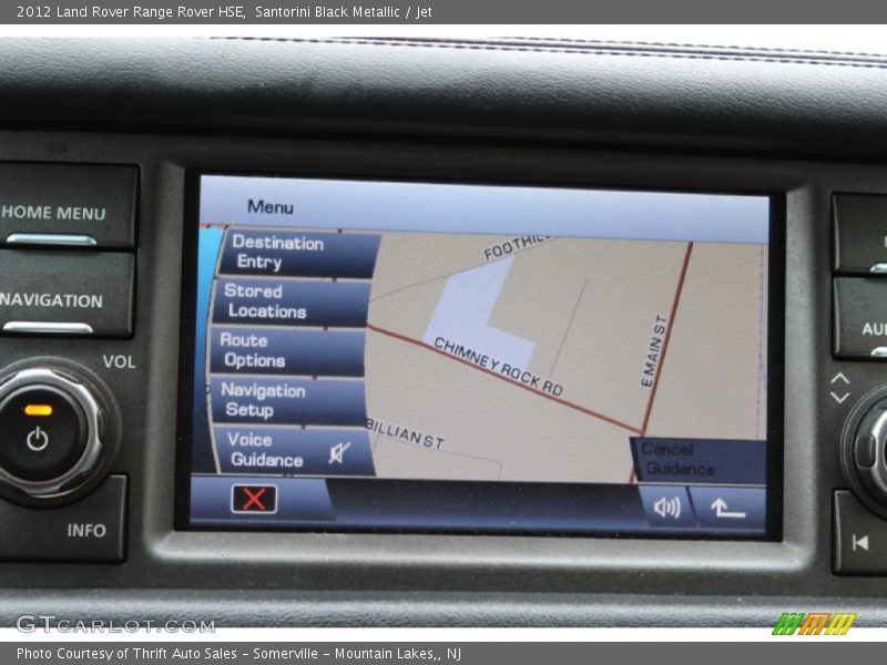 Santorini Black Metallic / Jet 2012 Land Rover Range Rover HSE