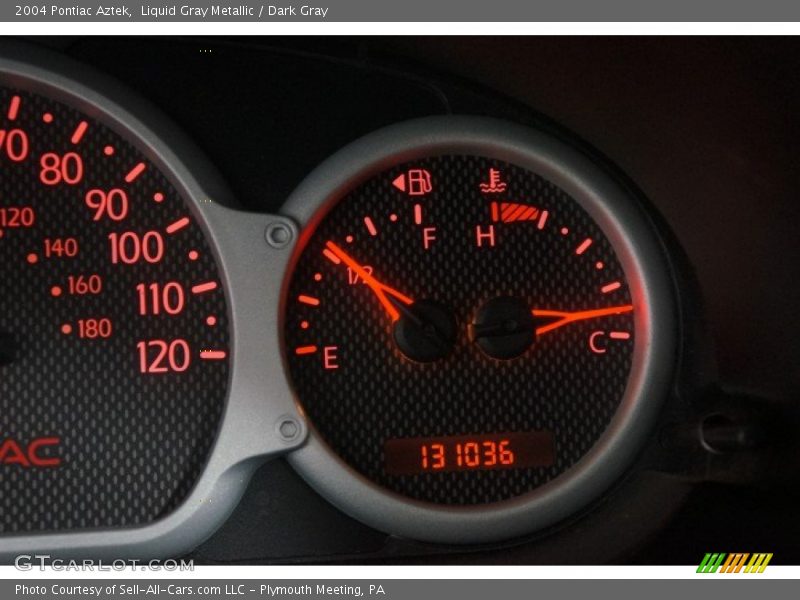 Liquid Gray Metallic / Dark Gray 2004 Pontiac Aztek