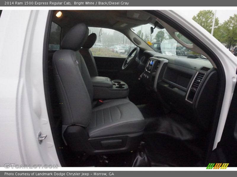 Bright White / Black/Diesel Gray 2014 Ram 1500 Express Regular Cab