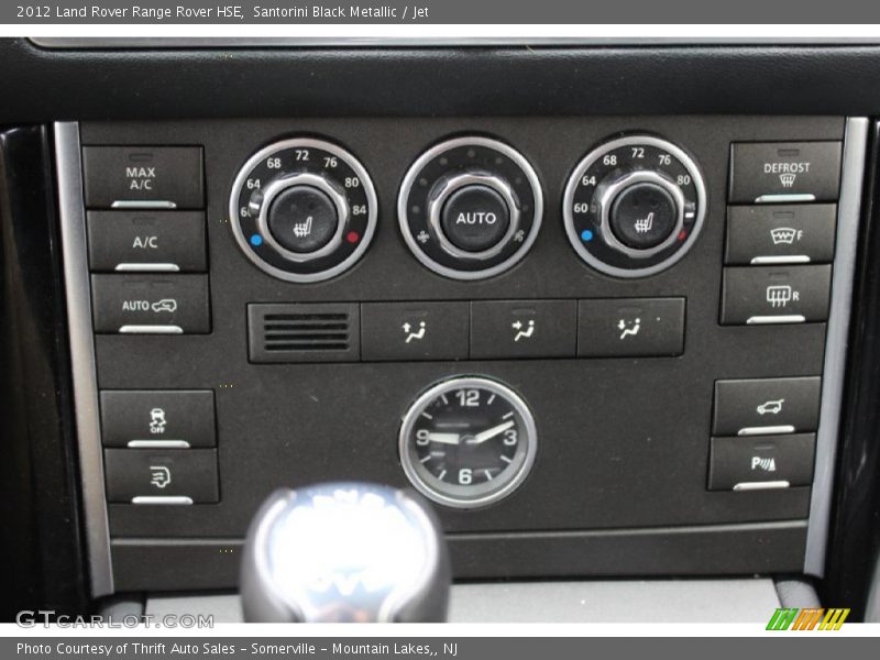 Santorini Black Metallic / Jet 2012 Land Rover Range Rover HSE