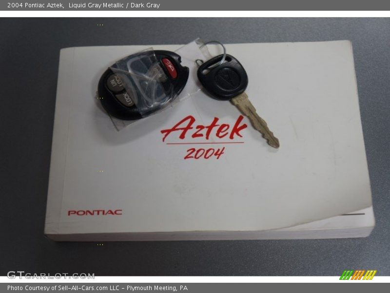 Liquid Gray Metallic / Dark Gray 2004 Pontiac Aztek