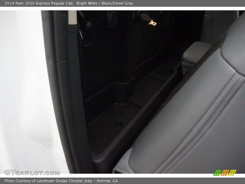 Bright White / Black/Diesel Gray 2014 Ram 1500 Express Regular Cab