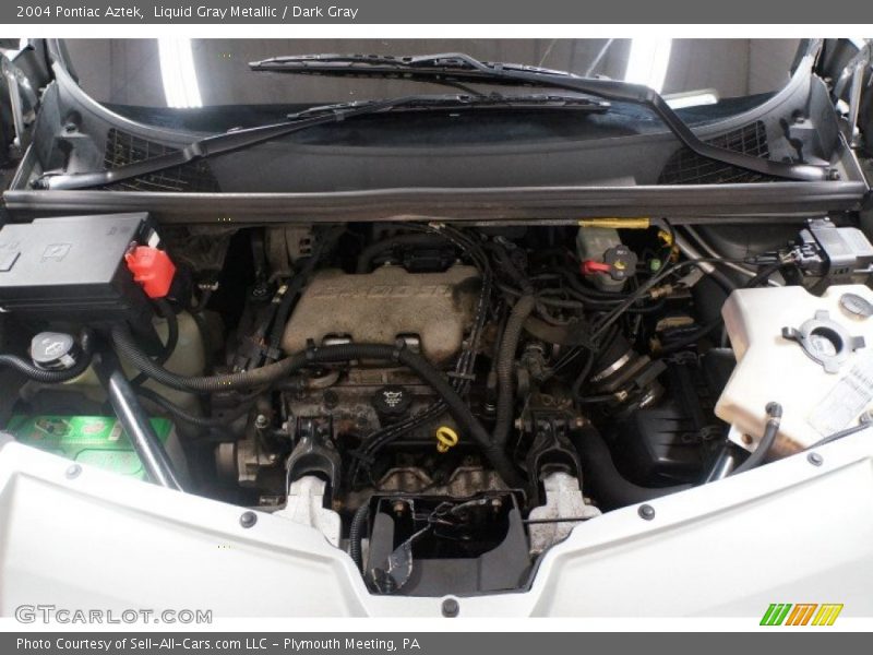 Liquid Gray Metallic / Dark Gray 2004 Pontiac Aztek