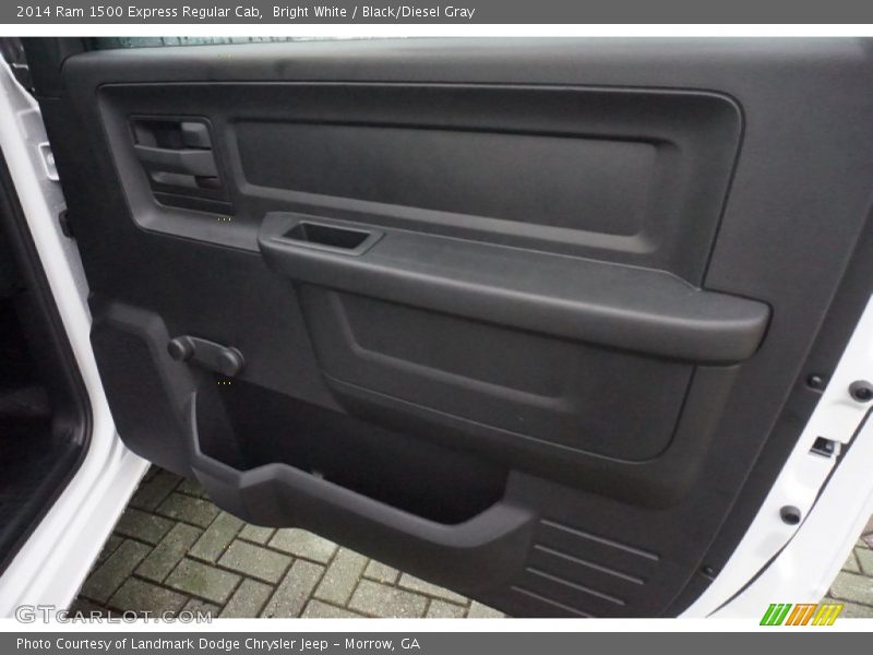 Bright White / Black/Diesel Gray 2014 Ram 1500 Express Regular Cab