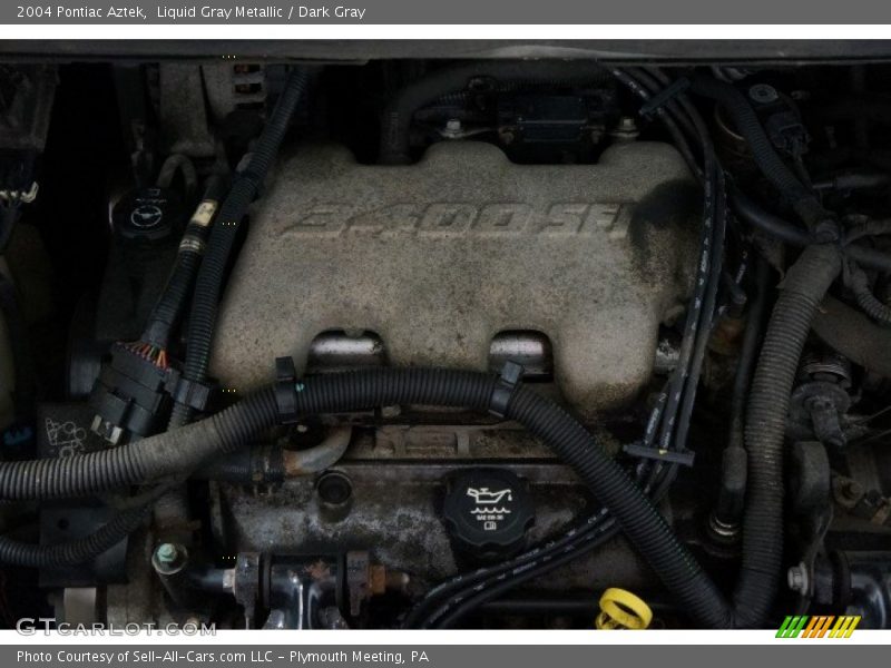 Liquid Gray Metallic / Dark Gray 2004 Pontiac Aztek