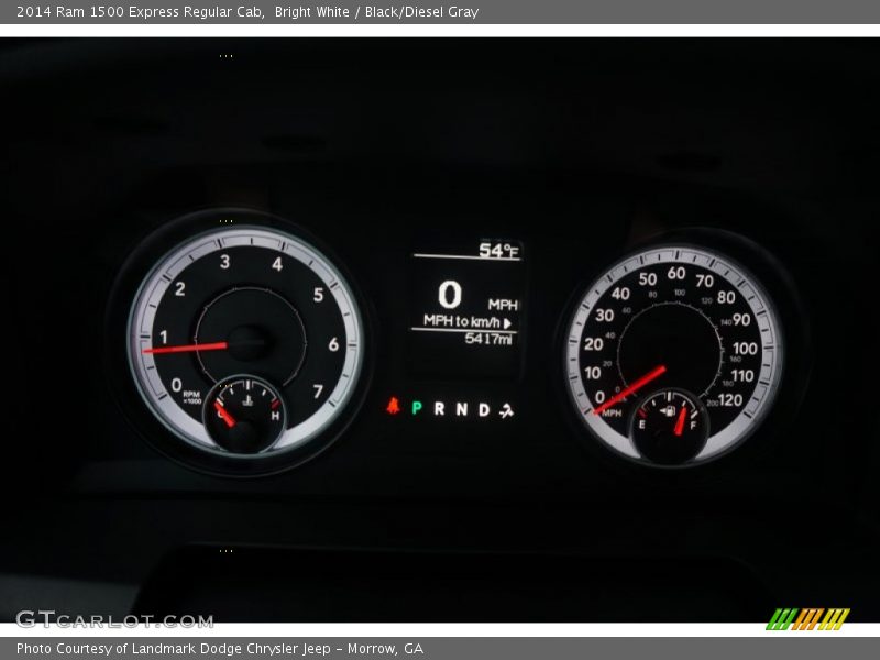 Bright White / Black/Diesel Gray 2014 Ram 1500 Express Regular Cab