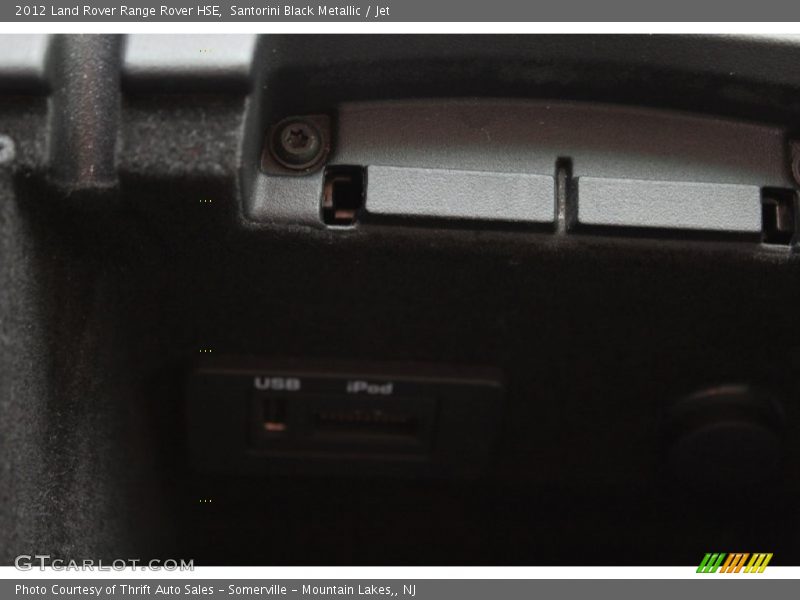 Santorini Black Metallic / Jet 2012 Land Rover Range Rover HSE