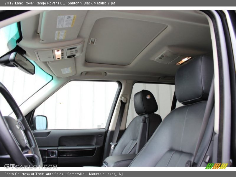 Santorini Black Metallic / Jet 2012 Land Rover Range Rover HSE