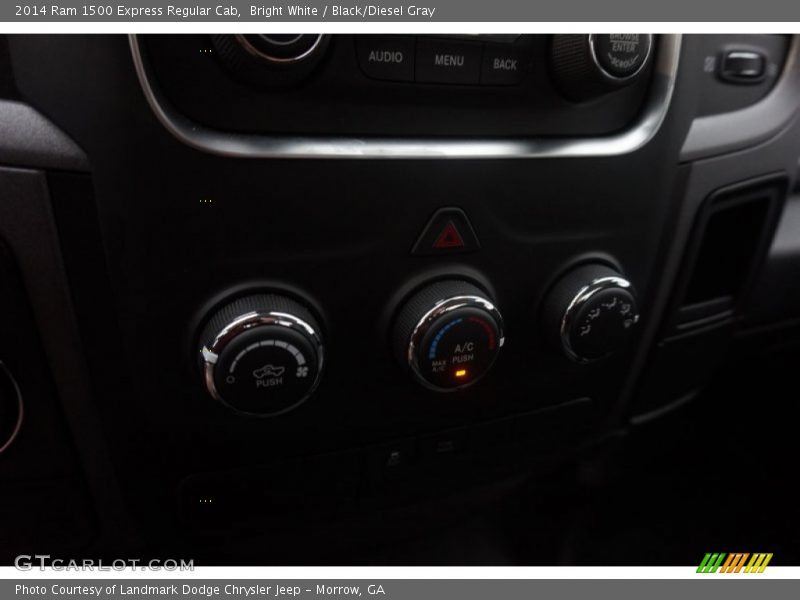 Bright White / Black/Diesel Gray 2014 Ram 1500 Express Regular Cab