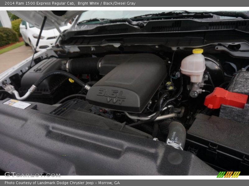 Bright White / Black/Diesel Gray 2014 Ram 1500 Express Regular Cab