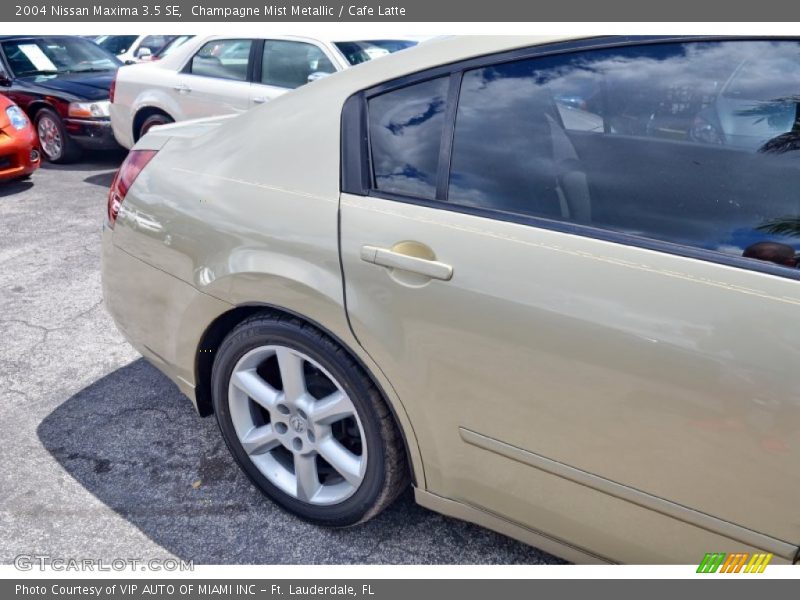 Champagne Mist Metallic / Cafe Latte 2004 Nissan Maxima 3.5 SE