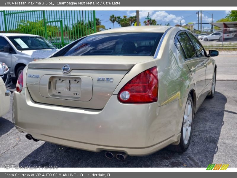 Champagne Mist Metallic / Cafe Latte 2004 Nissan Maxima 3.5 SE