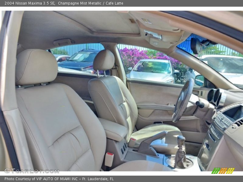 Champagne Mist Metallic / Cafe Latte 2004 Nissan Maxima 3.5 SE