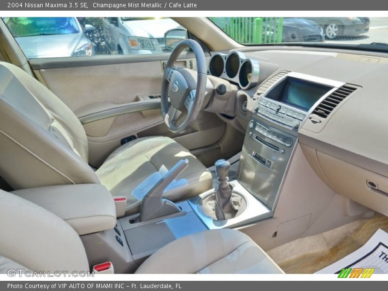 Champagne Mist Metallic / Cafe Latte 2004 Nissan Maxima 3.5 SE