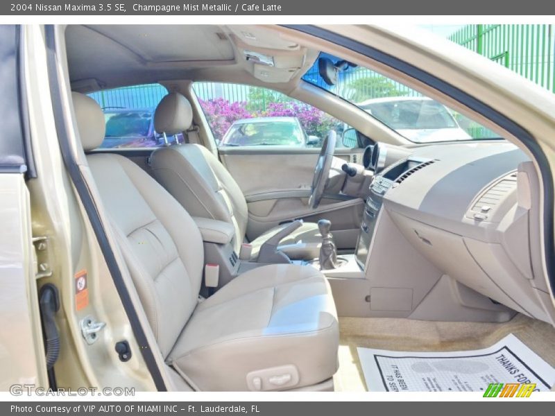 Champagne Mist Metallic / Cafe Latte 2004 Nissan Maxima 3.5 SE