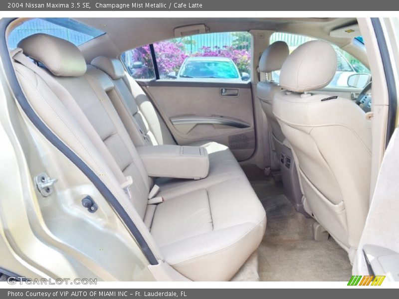 Champagne Mist Metallic / Cafe Latte 2004 Nissan Maxima 3.5 SE