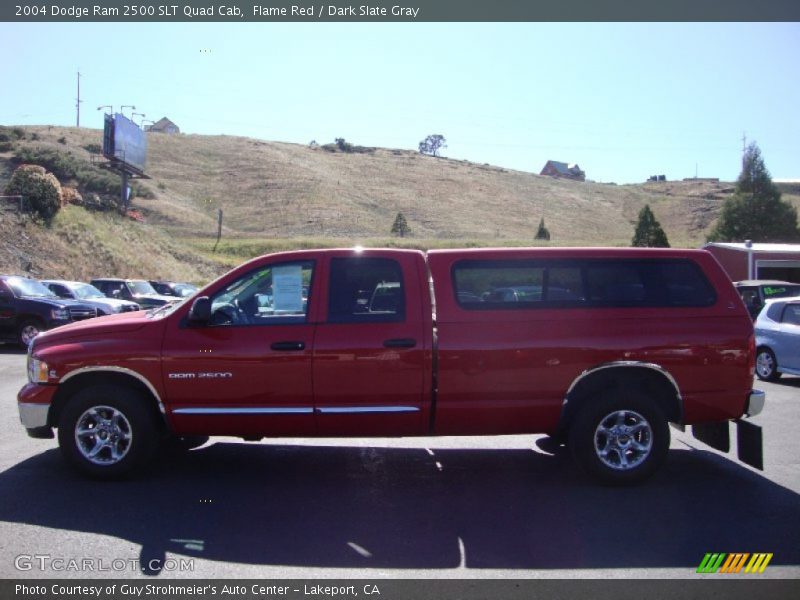 Flame Red / Dark Slate Gray 2004 Dodge Ram 2500 SLT Quad Cab
