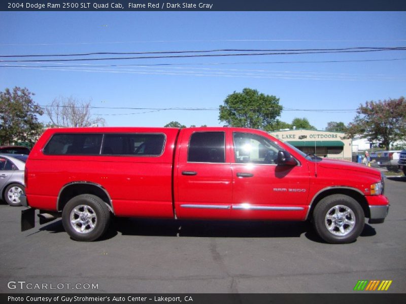 Flame Red / Dark Slate Gray 2004 Dodge Ram 2500 SLT Quad Cab