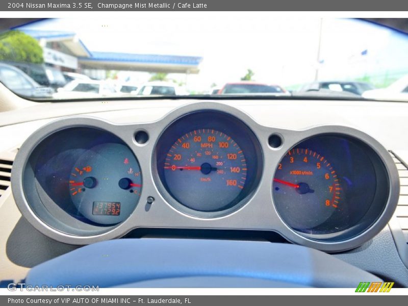 Champagne Mist Metallic / Cafe Latte 2004 Nissan Maxima 3.5 SE