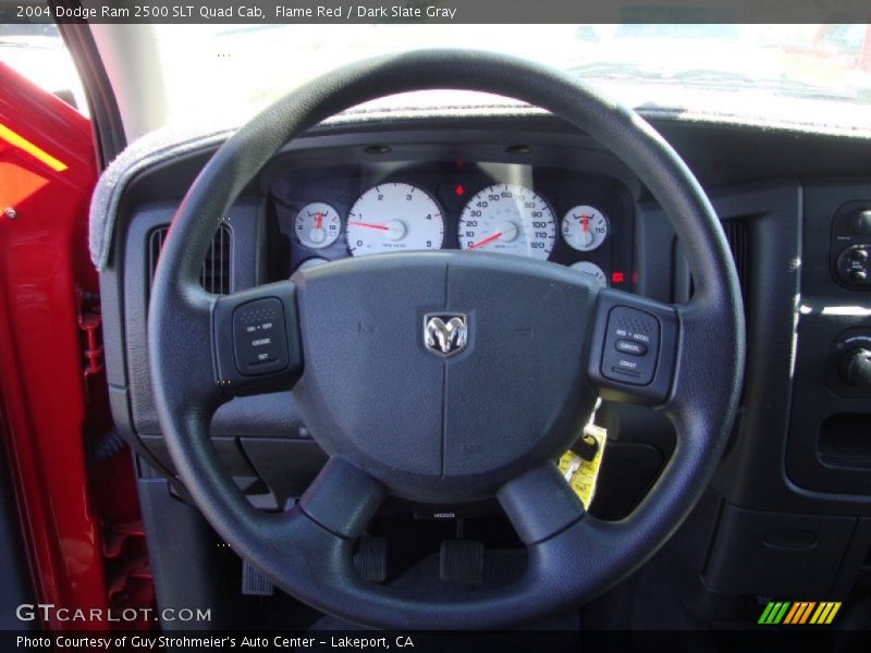 Flame Red / Dark Slate Gray 2004 Dodge Ram 2500 SLT Quad Cab