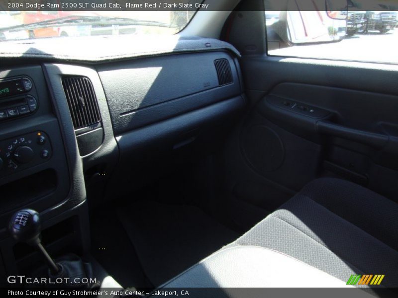 Flame Red / Dark Slate Gray 2004 Dodge Ram 2500 SLT Quad Cab