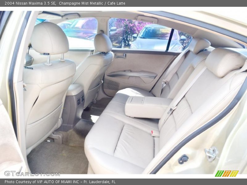 Champagne Mist Metallic / Cafe Latte 2004 Nissan Maxima 3.5 SE