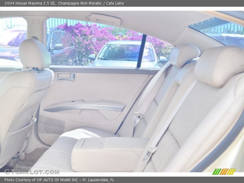 Champagne Mist Metallic / Cafe Latte 2004 Nissan Maxima 3.5 SE