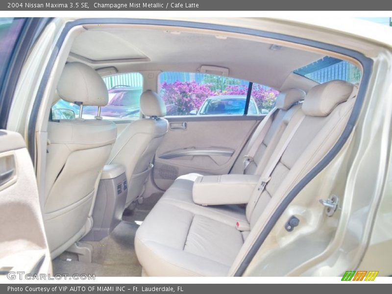 Champagne Mist Metallic / Cafe Latte 2004 Nissan Maxima 3.5 SE