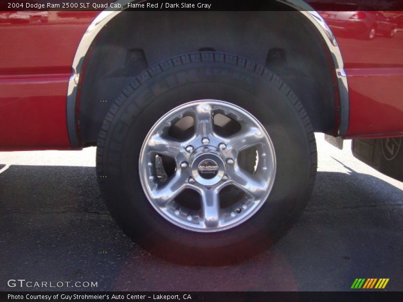 Flame Red / Dark Slate Gray 2004 Dodge Ram 2500 SLT Quad Cab