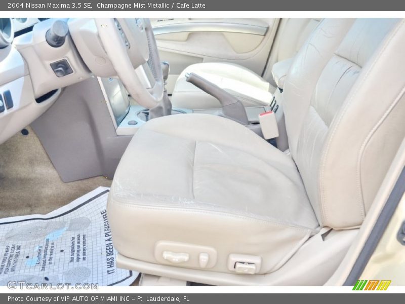 Champagne Mist Metallic / Cafe Latte 2004 Nissan Maxima 3.5 SE