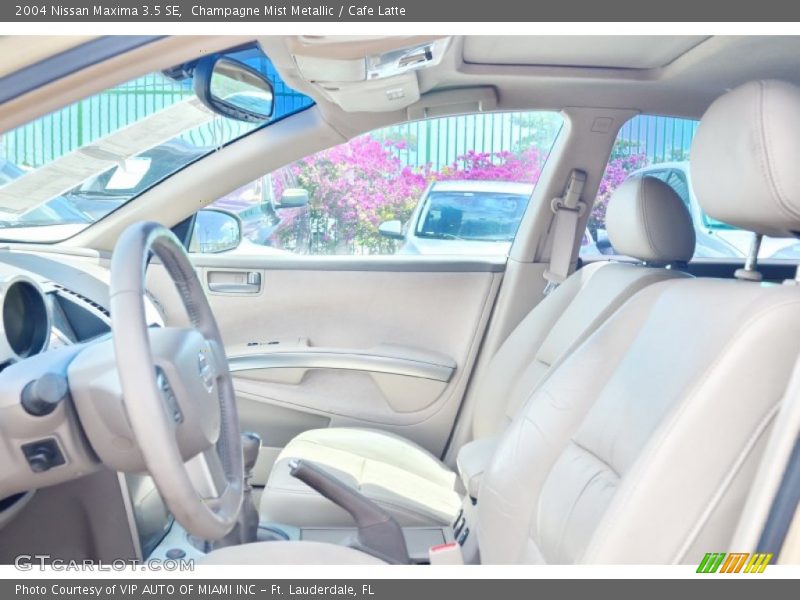 Champagne Mist Metallic / Cafe Latte 2004 Nissan Maxima 3.5 SE