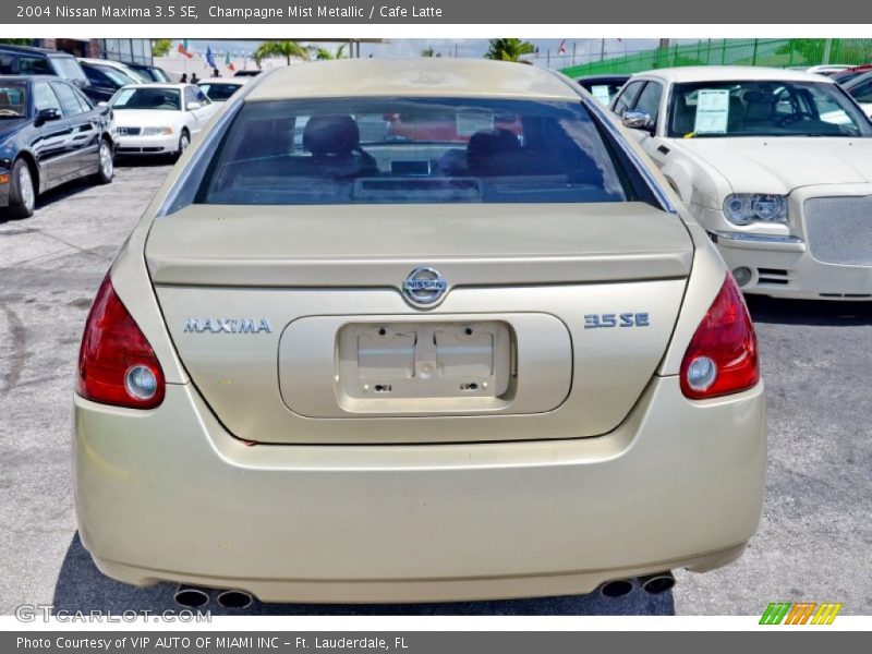 Champagne Mist Metallic / Cafe Latte 2004 Nissan Maxima 3.5 SE
