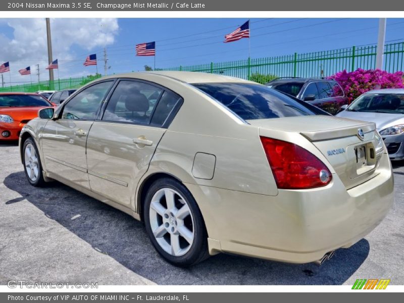 Champagne Mist Metallic / Cafe Latte 2004 Nissan Maxima 3.5 SE