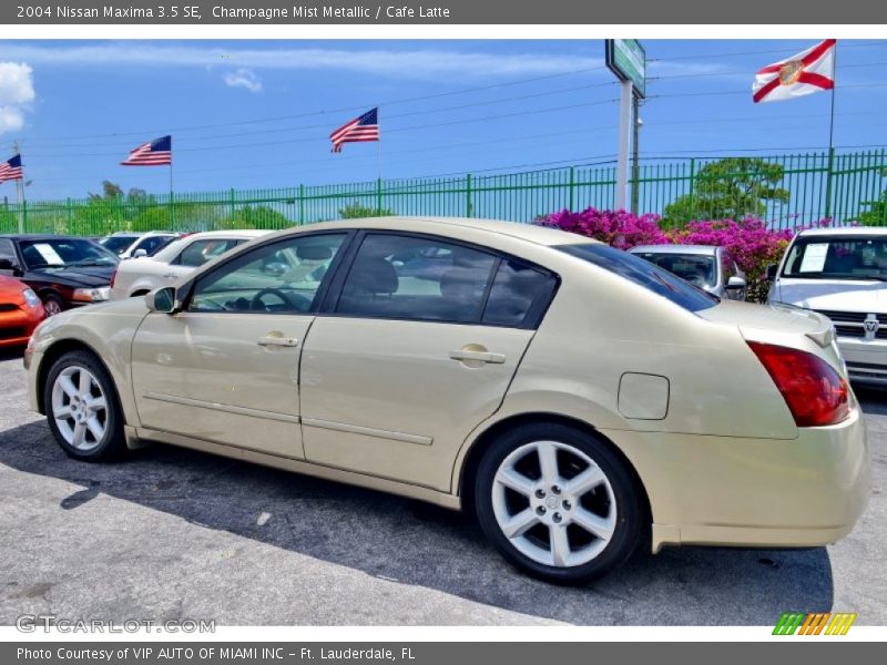 Champagne Mist Metallic / Cafe Latte 2004 Nissan Maxima 3.5 SE
