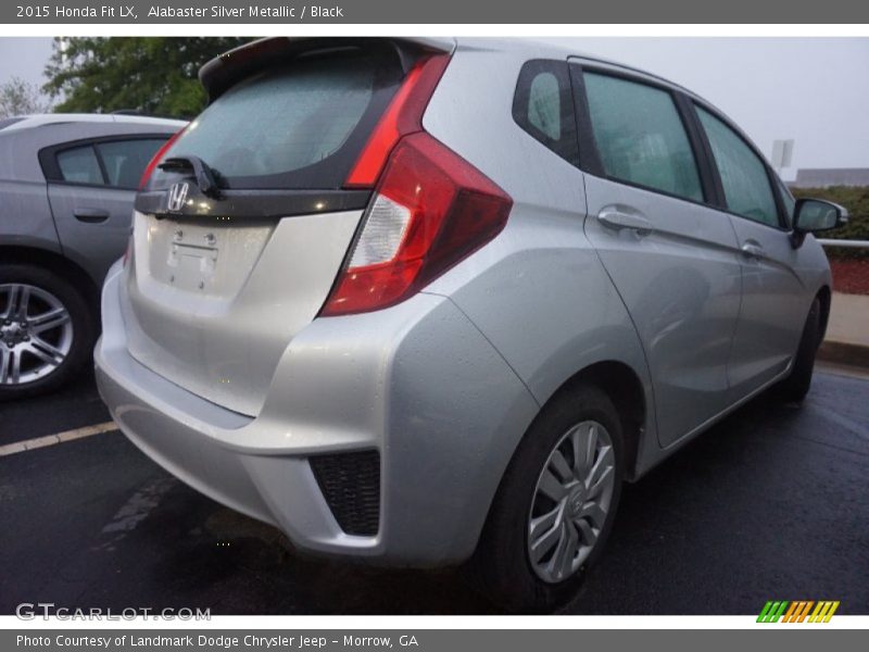 Alabaster Silver Metallic / Black 2015 Honda Fit LX