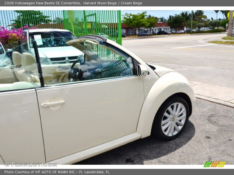 Harvest Moon Beige / Cream Beige 2008 Volkswagen New Beetle SE Convertible