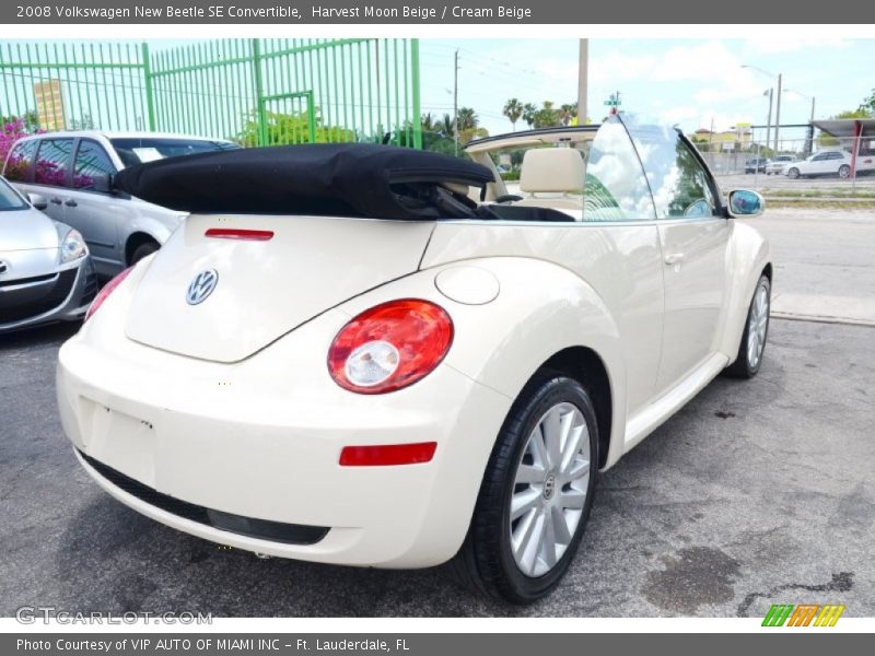 Harvest Moon Beige / Cream Beige 2008 Volkswagen New Beetle SE Convertible