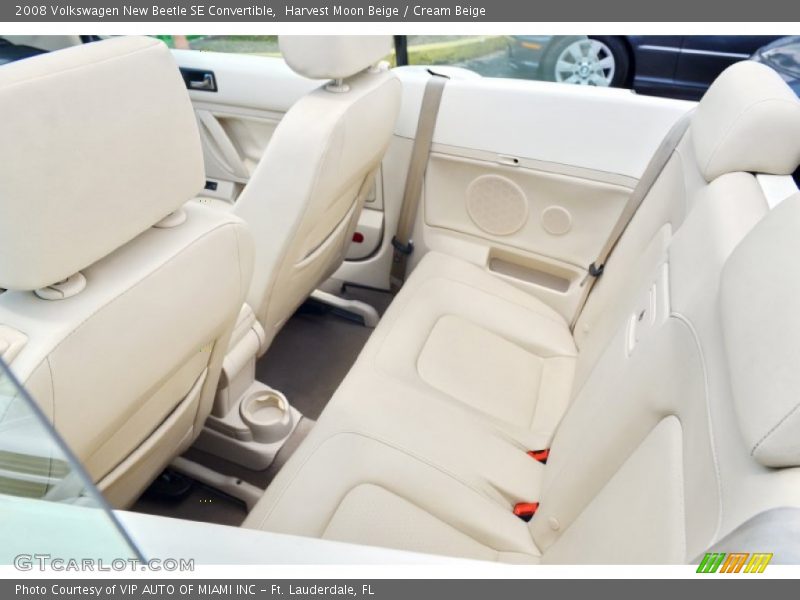 Harvest Moon Beige / Cream Beige 2008 Volkswagen New Beetle SE Convertible
