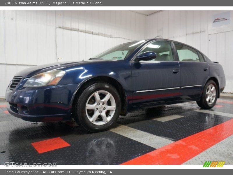 Majestic Blue Metallic / Blond 2005 Nissan Altima 3.5 SL