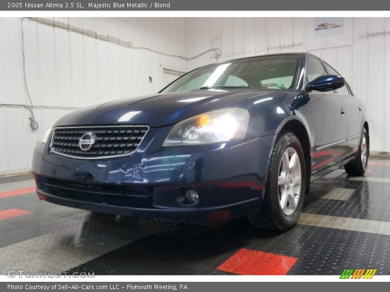 Majestic Blue Metallic / Blond 2005 Nissan Altima 3.5 SL