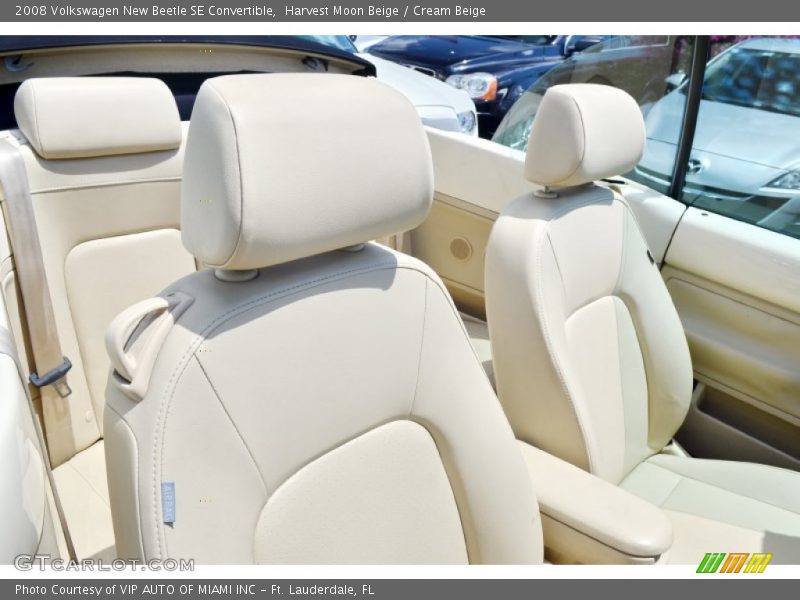 Harvest Moon Beige / Cream Beige 2008 Volkswagen New Beetle SE Convertible