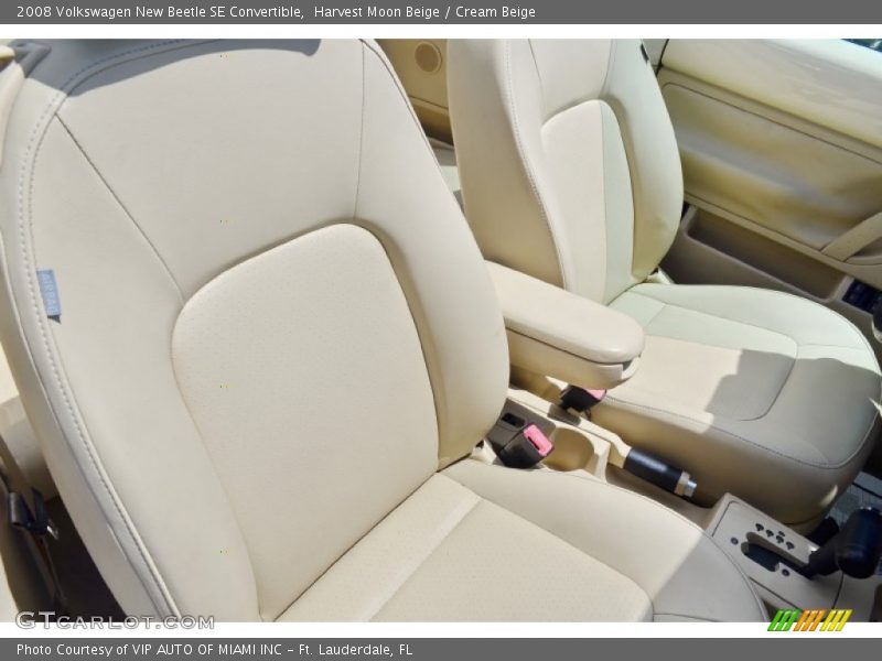 Harvest Moon Beige / Cream Beige 2008 Volkswagen New Beetle SE Convertible