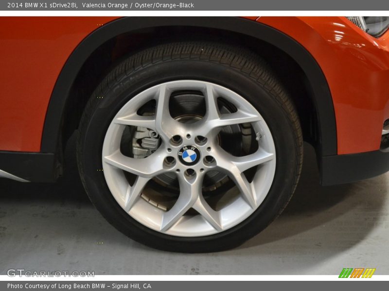Valencia Orange / Oyster/Orange-Black 2014 BMW X1 sDrive28i