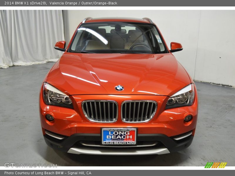 Valencia Orange / Oyster/Orange-Black 2014 BMW X1 sDrive28i