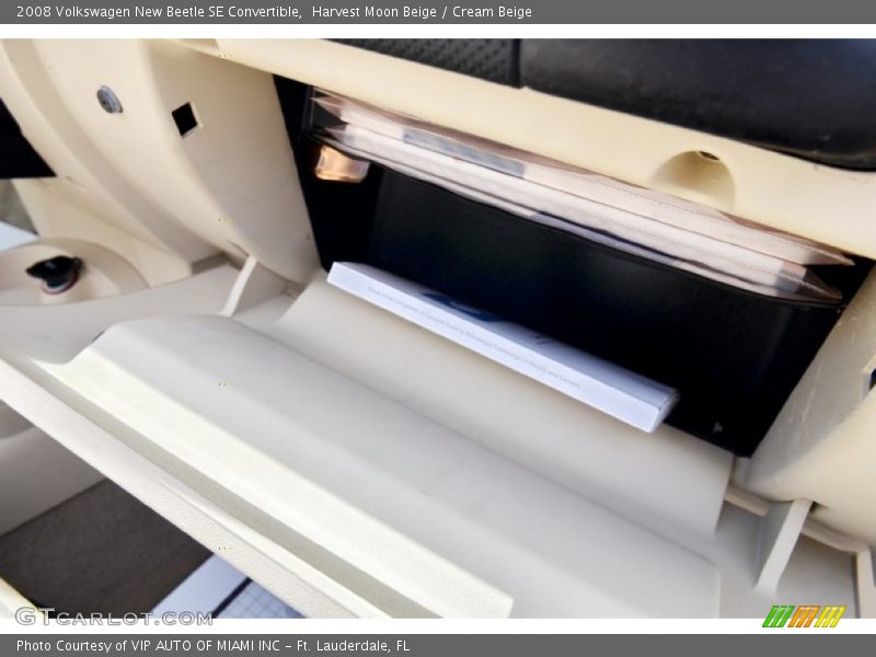 Harvest Moon Beige / Cream Beige 2008 Volkswagen New Beetle SE Convertible