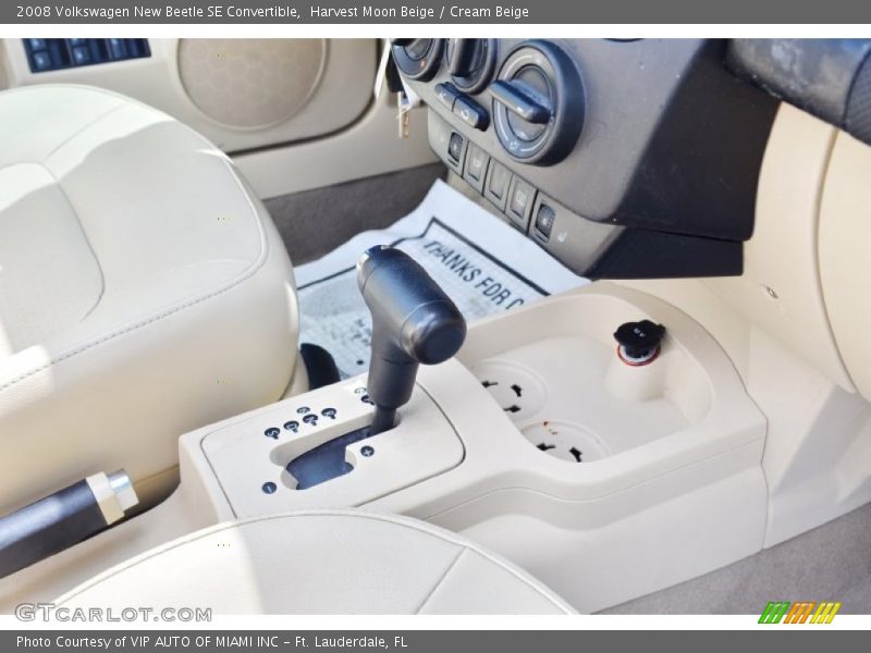 Harvest Moon Beige / Cream Beige 2008 Volkswagen New Beetle SE Convertible