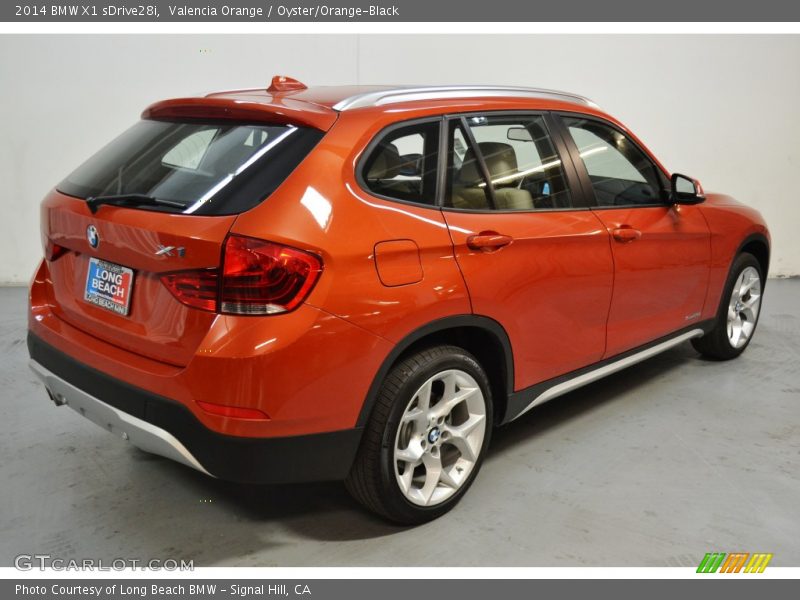 Valencia Orange / Oyster/Orange-Black 2014 BMW X1 sDrive28i