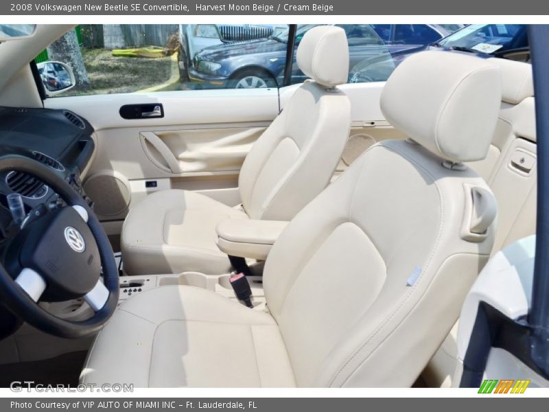 Harvest Moon Beige / Cream Beige 2008 Volkswagen New Beetle SE Convertible