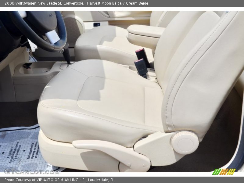 Harvest Moon Beige / Cream Beige 2008 Volkswagen New Beetle SE Convertible