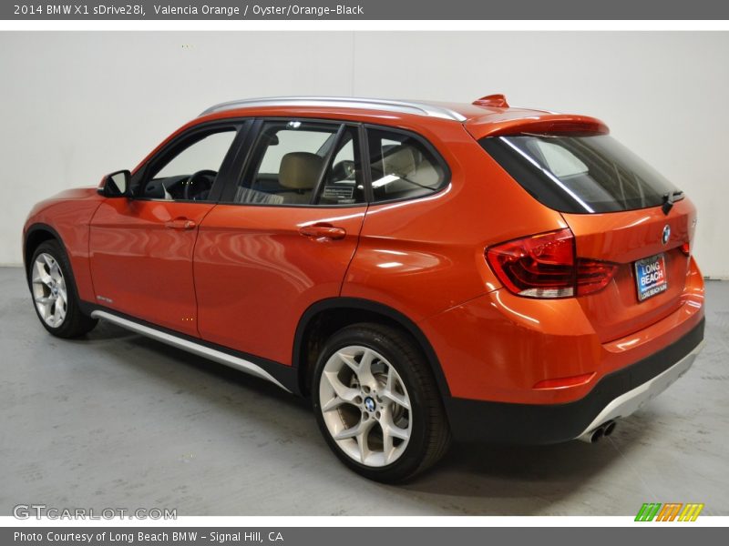 Valencia Orange / Oyster/Orange-Black 2014 BMW X1 sDrive28i